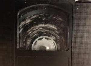 Mould on a VHS video cassette